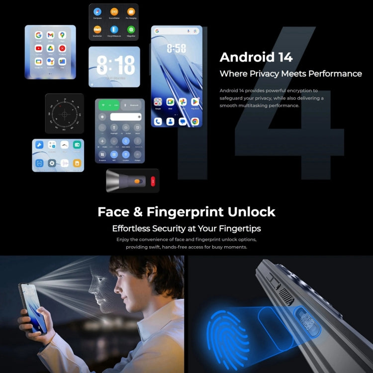 Oukitel WP52 5G Rugged Phone, 4GB+256GB, 6.6 inch Android 14.0 MediaTek Dimensity 6100+ Octa-core 3.0GHz, NFC, OTG, Network: 5G Oukitel WP52 5G Rugged Phone, 4GB+256GB, 6.6 inch Android 14.0 MediaTek Dimensity 6100+ Octa-core 3.0GHz, NFC, OTG, Network: 5G